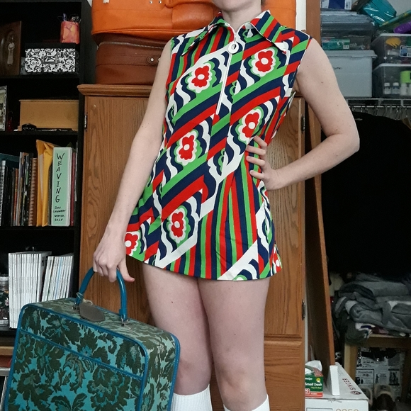 Vintage Dresses & Skirts - 💚 60s Mod Mini Dress 💚